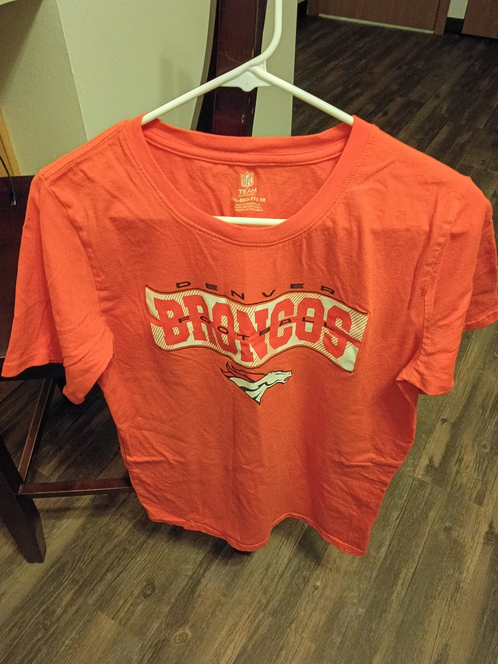 NFL Orange Denver Broncos Graphic Tee